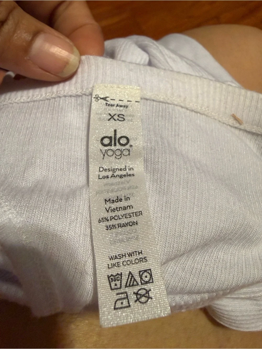 ALO Yoga lightweight white